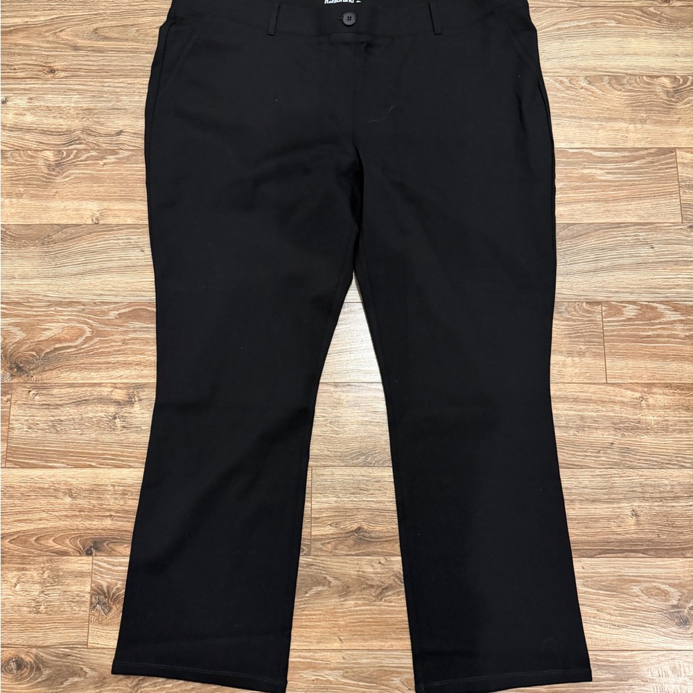Betabrand Pull On Dress Yoga Pants Size 3X Black